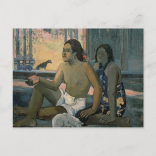 Carte Postale Eiaha Ohipa ou Tahitians dans une chambre, 1896