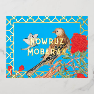 Carte postale Eid Nowruz Moubarak Foil
