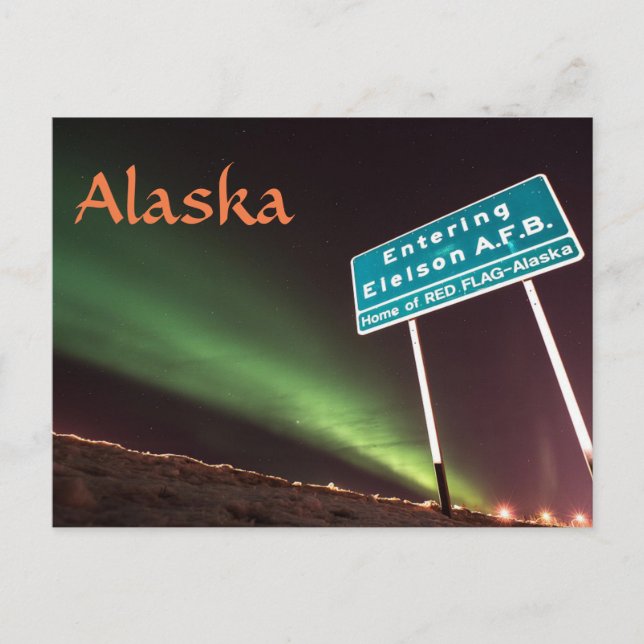 Carte postale Eielson Air Force Base Alaska (Devant)