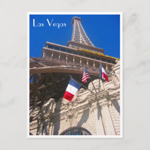 Carte Postale eiffel las vegas