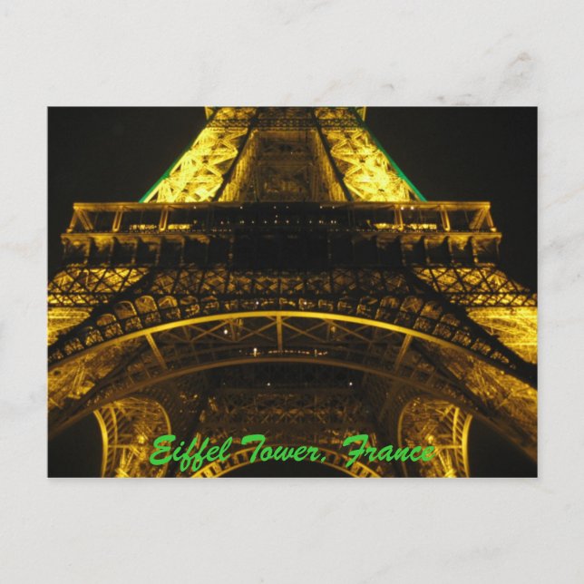 Carte Postale Eiffel Tower, France Postcard (Devant)