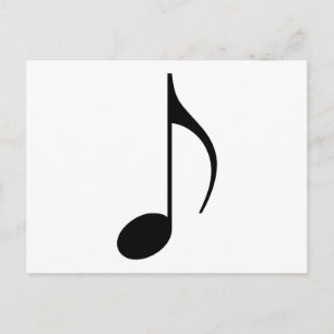 Carte Postale eighth note