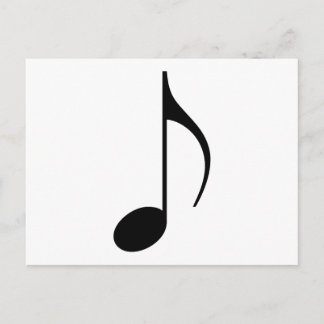 Carte Postale eighth note
