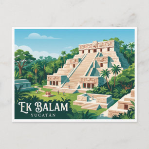 Carte Postale Ek Balam Temozón Mexique