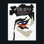 Carte Postale El Bravo<br><div class="desc">El Bravo Film Japonais poster film Vintage image Cuba Poster du cinéma cubain</div>