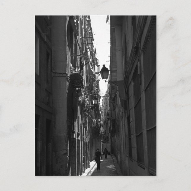 Carte postale El Callejon (Barcelone, Espagne) (Devant)
