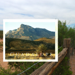 Carte Postale El Capitan, Désert, Montagnes de Guadalupe NP, Tex