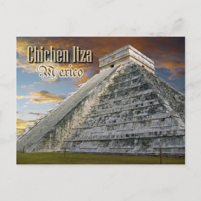 Carte Postale El Castillo à Chichen Itza, Mexique (Devant)