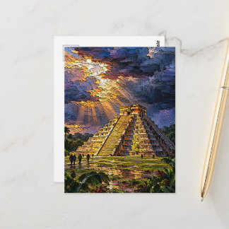 Carte Postale El Castillo avant la tempête