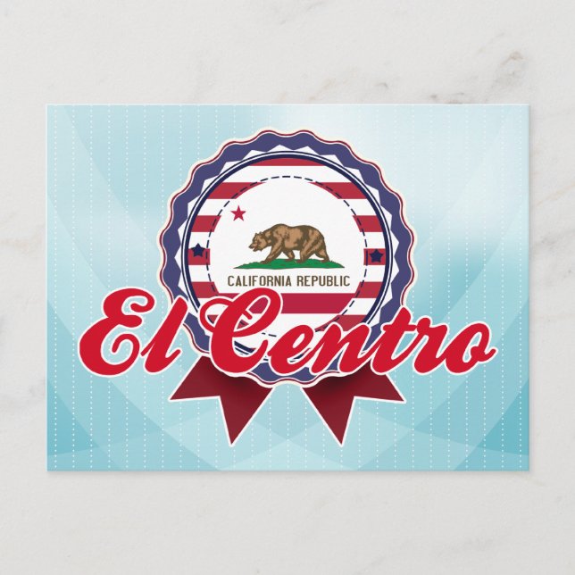 Carte Postale El Centro, Californie (Devant)