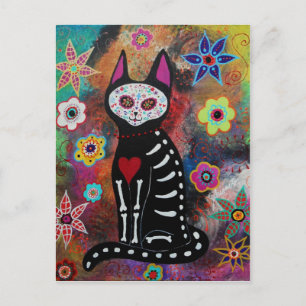 Carte Postale El Gato Jour de la Peinture des Morts par Prisarts