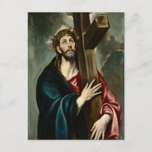 Carte Postale El Greco - Christ Portant La Croix