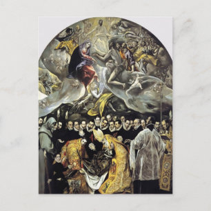 Carte Postale El Greco - Enterrement du comte d'Orgaz