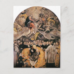 Carte Postale El Greco - L'Intervention du Comte d'Orgaz