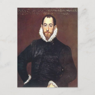 Carte Postale El Greco - Portrait d'un gentleman de Casa Leiva