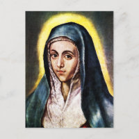 Carte postale El Greco Virgin Mary