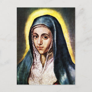 Carte postale El Greco Virgin Mary