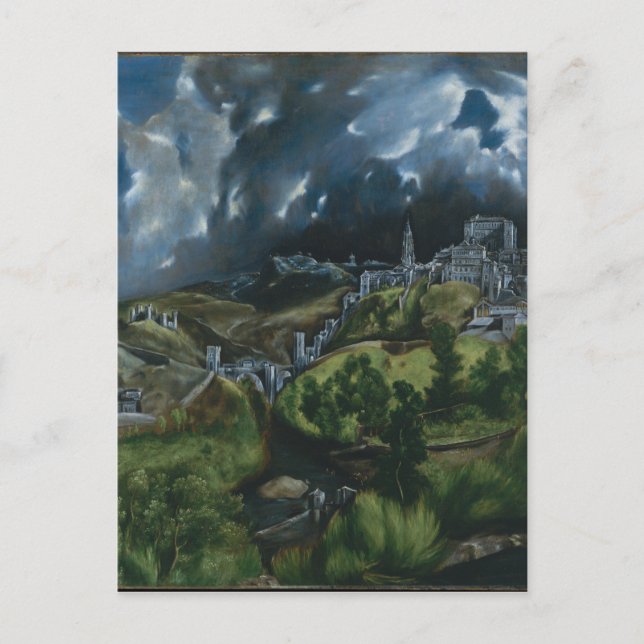 Carte Postale EL GRECO - Vue de Tolède 1596 (Devant)