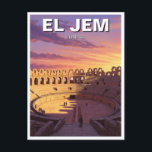 Carte Postale El Jem Amphithéâtre Tunisie Voyage<br><div class="desc">El Jem, en Tunisie, abrite l'un des amphithéâtres romains les plus impressionnants du monde, un témoignage époustouflant de la grandeur de la Rome antique en Afrique du Nord. L'amphithéâtre El Jem, construit au 3ème siècle après J.-C., est l'un des plus grands et des mieux conservés colossaux romains, pouvant accueillir jusqu'à...</div>