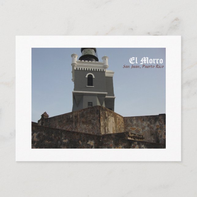 Carte Postale El Morro, San Juan, Porto Rico (Devant)