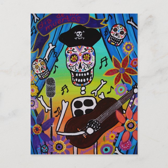 CARTE POSTALE EL MUSIKERO (Devant)