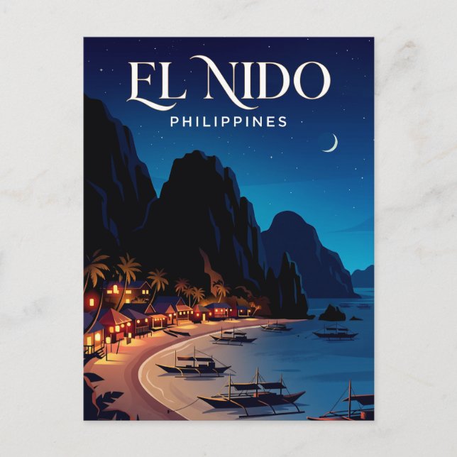 Carte Postale El Nido Philippines (Devant)