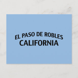 Carte Postale El Paso de Robles Californie