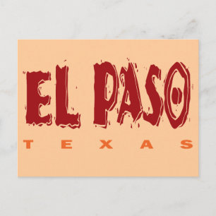 CARTE POSTALE EL PASO, TEXAS