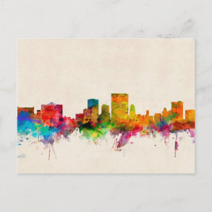 Carte Postale El Paso Texas Skyline Cityscape