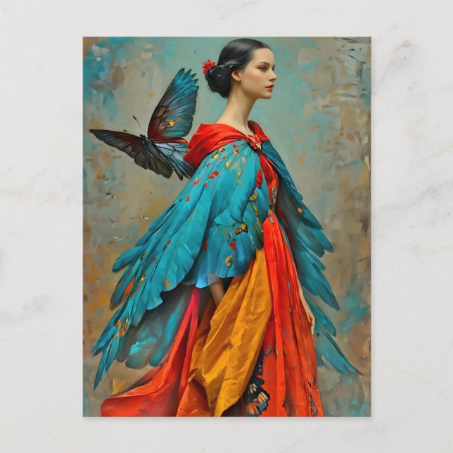 Carte Postale "Elaris" - Plumes de devenir (Devant)