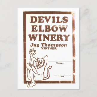Carte postale Elbow Inn "Jug's Winery"