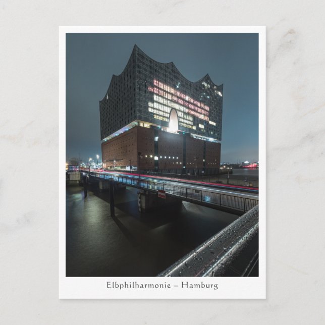 Carte Postale Elbphilharmonie Hambourg (Devant)