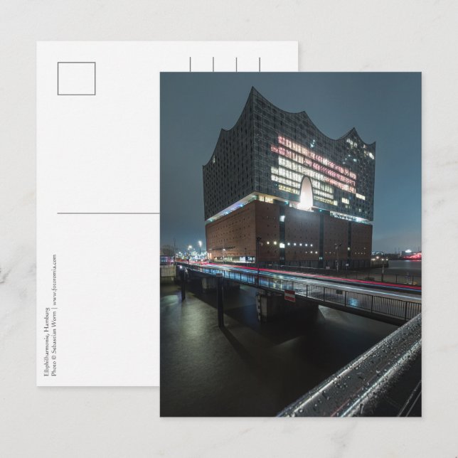 Carte Postale Elbphilharmonie Hambourg (Devant / Derrière)