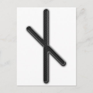 Carte Postale Elder Futhark Rune Nyd