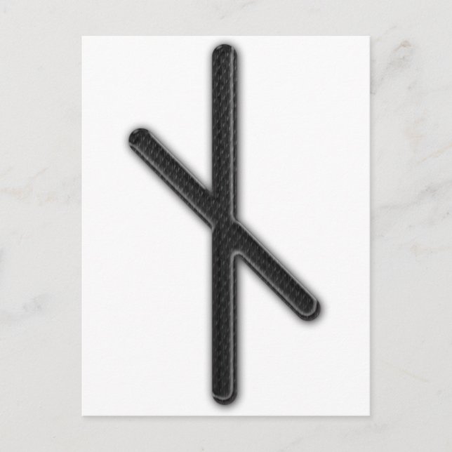 Carte Postale Elder Futhark Rune Nyd (Devant)