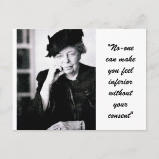 Carte Postale Eleanor Roosevelt - Personne ne peut vous faire se