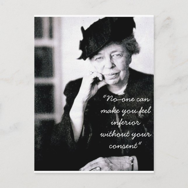 Carte Postale Eleanor Roosevelt - Personne ne peut vous faire se (Devant)