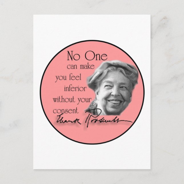 Carte Postale Eleanor Roosevelt - Première Dame du Monde (Devant)