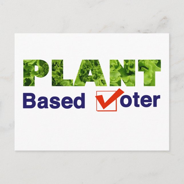 Carte Postale Électeur plante (Devant)