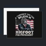 Carte Postale Election 2024 Funny Vote Sasquatch USA<br><div class="desc">Election 2024 Funny Vote Sasquatch USA</div>