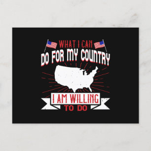 Carte Postale Élection américaine : Ce que je peux faire pour mo