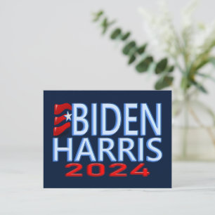 Carte Postale Élection de Biden Harris 2024