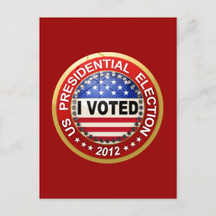 Carte Postale Élection présidentielle 2012 J'ai voté