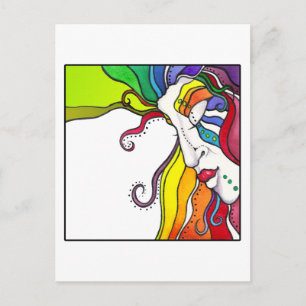 Carte Postale Electra pop art diva