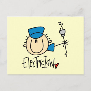 Carte Postale Électricien