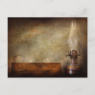 Carte Postale Électricien - Avancement de l'éclairage