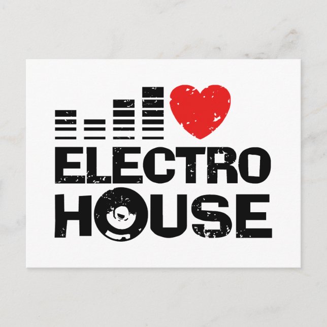 Carte Postale Electro House (Devant)