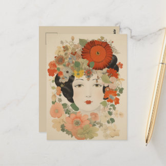 Carte Postale Élégance Florale