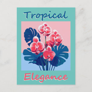 Carte Postale Élégance tropicale