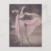 Élégance vintage en Robe Florale Rose